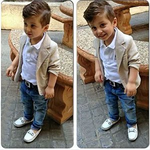 blazer jeans infantil