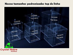 Pote Acrílico Com Tampa Móvel Para Produtos Naturais 7lts