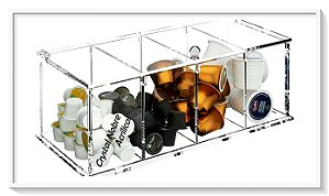 Porta Cápsulas de Café Dolce Gusto em Acrílico Cristal