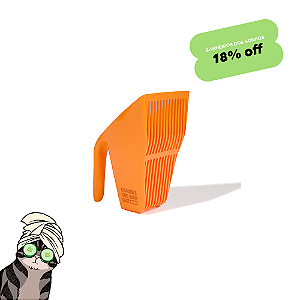 Pá higiênica laranja