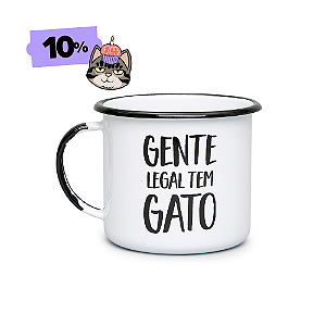 Caneca Gente Legal Tem Gato | Branca