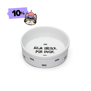 Bebedouro de Porcelana para Gatos | Água Fresca