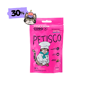 Petisco sabor carne para gatos | Cozinha CDSG