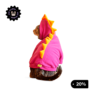 Fantasia de Dinossauro Roxo | Para Gatos