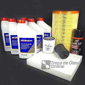 Kit Troca de Óleo S10 Flex 2.5 Acima De 2015