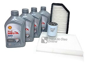 Kit Troca de Óleo Veloster 1.6 16v Gas 2011-2014