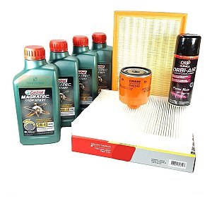 Kit De Filtros Óleo Spacefox 1.6 8v Flex Até 2007 Castrol - Troca de Óleo  Online