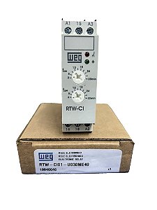 Relé Cíclico 3..30Min. 220Vca/24Vcc 10046646 *RTW-CI01-U030ME40 Weg