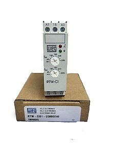 Relé Cíclico 30..300Seg. 220Vca/24Vcc 10046645 *RTW-CI01-U300SE40 Weg