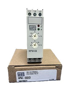 Relé de Subtensão e Sobretensão 220Vca 10075631 *RPW-SS-D23 Weg