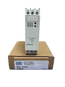 Rele Monitoramento de Sequência de Fase 380Vca 10186742*RPW-SF-D70 Weg