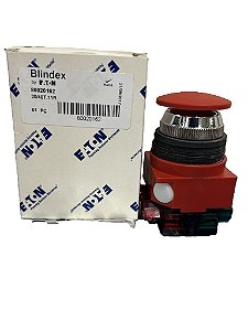 Botão 30mm Soco Travante 1Na+1Nf Vermelho 80020162 *20/40T.11R Eaton