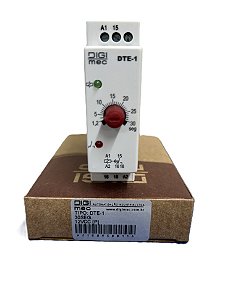 Rele De Tempo Ret. Energização 1Rev. 12VCC *DTE-1 30Seg. Digimec