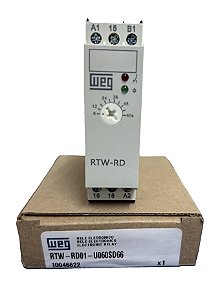 Relé de Tempo Ret. na Desenergização 60Seg. 220Vca *RTW-RD01-U060SD66 Weg