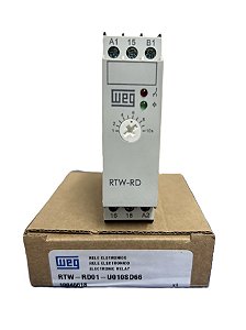 Relé de Tempo Ret. na Desenergização 10Seg. 220Vca *RTW-RD01-U010SD66 Weg