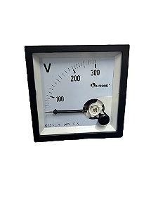 Voltímetro Analógico 72x72mm 0-300Vca *5VOL72300 Altronic