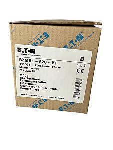 Disjuntor Caixa Moldada 3P 20A 25kA 111558 *BZMB1-A20-BT Eaton