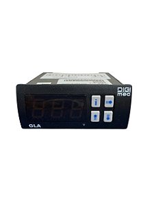 Voltimetro Digital 3 Dígitos 73X31mm 220Vca *GLA 0-600Vca Digimec