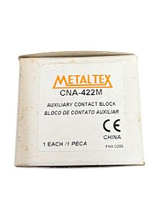 Bloco Auxiliar Frontal 2Na+2Nf p/Contator Mini *CNA-422M Metaltex