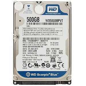 HD Notebook 500gb