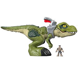 Imaginext Dinossauro T-Rex Mordida Feroz Mattel Fisher-Price