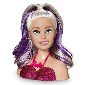 Busto Boneca Barbie Styling Head Hair 1264 - Pupee