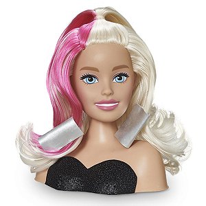 Bonecas - Busto Boneca Barbie Styling Head Faces - Maquiagem e Cabelo -  1265 Pupee