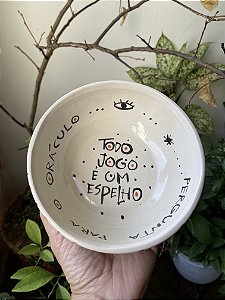 Tigela/ Bowl Média Todo jogo é um espelho