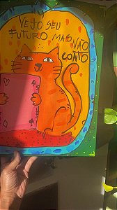Quadrinho Vejo seu futuro mas não conto