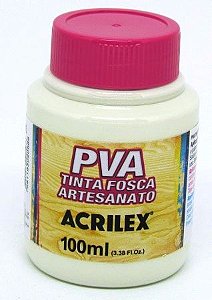 Tinta PVA Fosca 100ml Mineral Acrilex