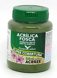 Tinta Acrilica Fosca 250ml Verde Oliva Acrilex