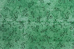 Tecido para Patchwork Arabesco Verde Mar (0,50m x 1,50m)