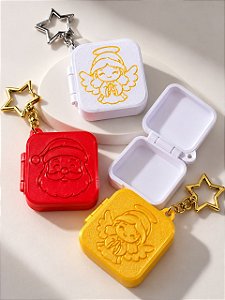 Chaveiro box/porta-joias de Natal