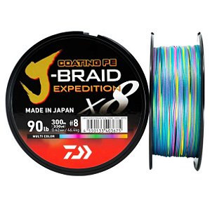 Linha de pesca Daiwa Expedition X8 PE 8.0