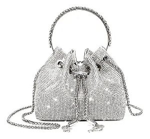 Bolsa Feminina Clutch Strass Brilho Madrinha E Festa Luxo