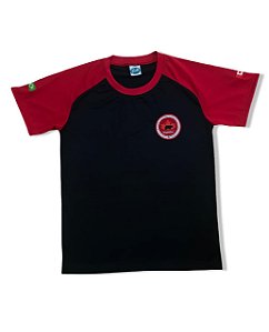 Camiseta Manga Curta Preta Masculina Ensino Fundamental Maple Bear