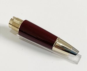 PONTEIRA DA CANETA 166 LEGRAND MARCA TEXTO BORDÔ E DOURADA MONTBLANC