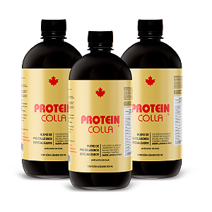 KIT 03 Unidades - Proteincolla - Nutriscience - 500ml