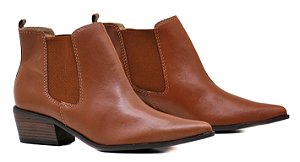 botina feminina cano curto country