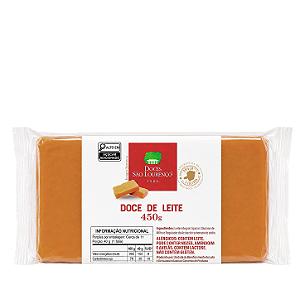 Doce de Leite Puro em Tablete 450g