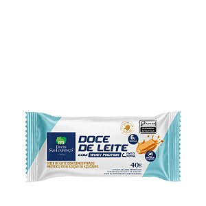 Doce de Leite com Whey Protein Zero Açúcar em Barrinha 40g
