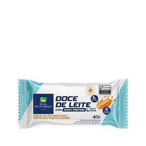 Doce de Leite com Whey Protein Zero Açúcar em Barrinha 40g