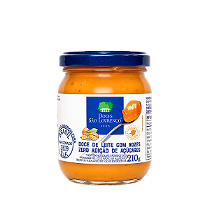 Doce de Leite Cremoso com Nozes Zero Açúcar 210g