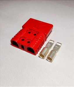 Conector Rema DIN - 160 Ah Vermelho