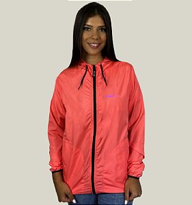 Corta Vento Feminino Rosa Chiclete Corrida WSS Never Give Up!