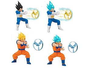 Goku Super Sayajin Blue Deus Azul Dragon Ball Blocos Boneco