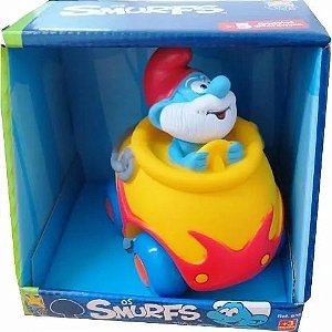 Boneco Papai Smurf Grande, Playtoy Brinquedos