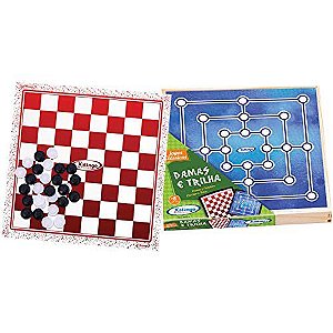 Jogo Ludo Educativo de Tabuleiro de Madeira Infantil 2435 em