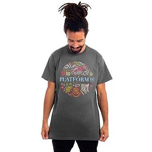 Camiseta Harry Potter Plataforma 9 3/4 - Piticas - M