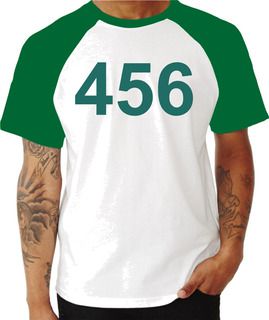 Camiseta Round 6 GI-HUN 456 BRANCO GG
